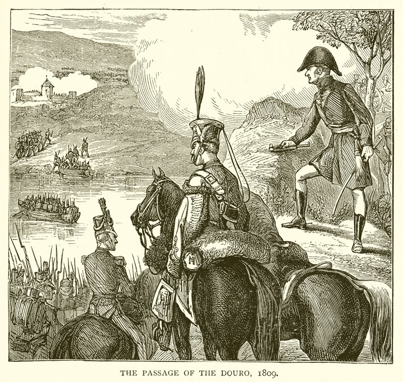 Il passaggio del Douro, 1809 da English School