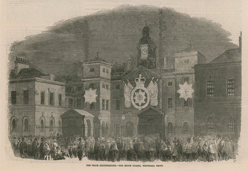 Le Illuminazioni della Pace alla Guardia a Cavallo da English School