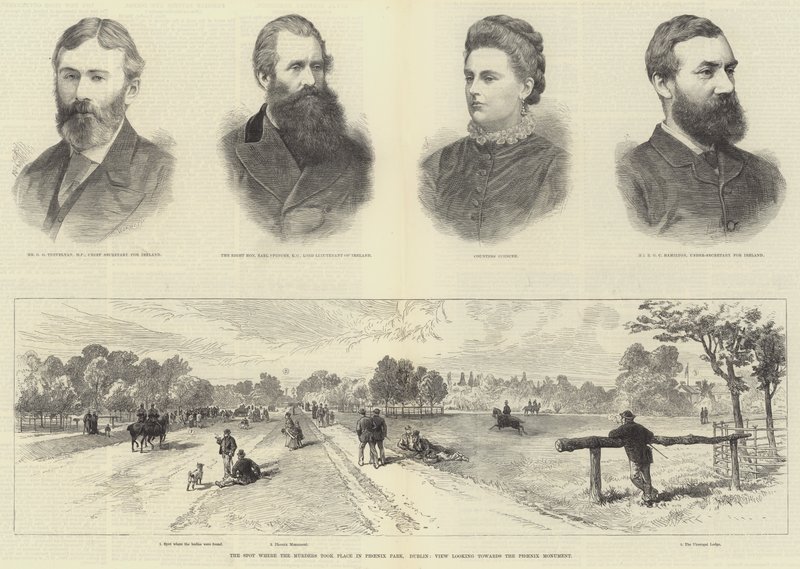 Gli omicidi del Phoenix Park (incisione) da English School