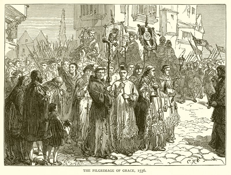 Il Pellegrinaggio della Grazia, 1536 da English School