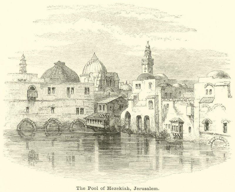 La piscina di Ezechia, Gerusalemme da English School
