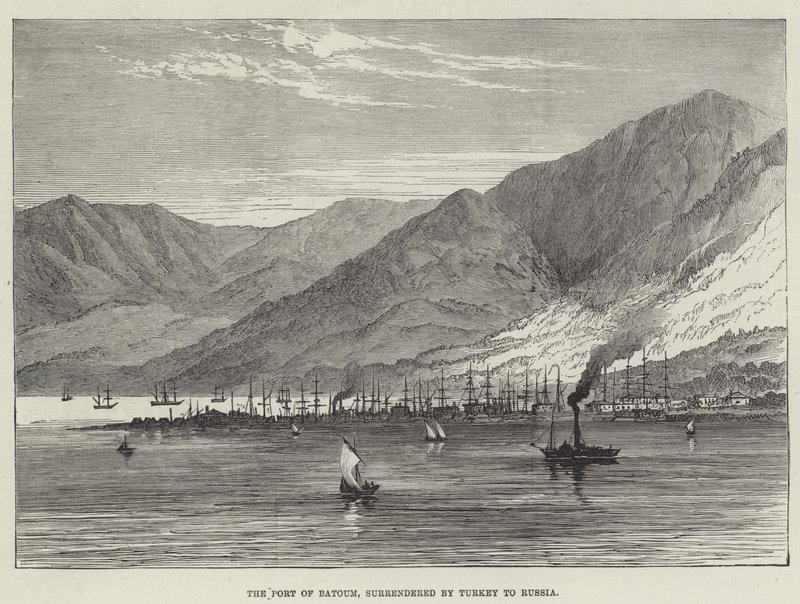Il Porto di Batoum, ceduto dalla Turchia alla Russia da English School