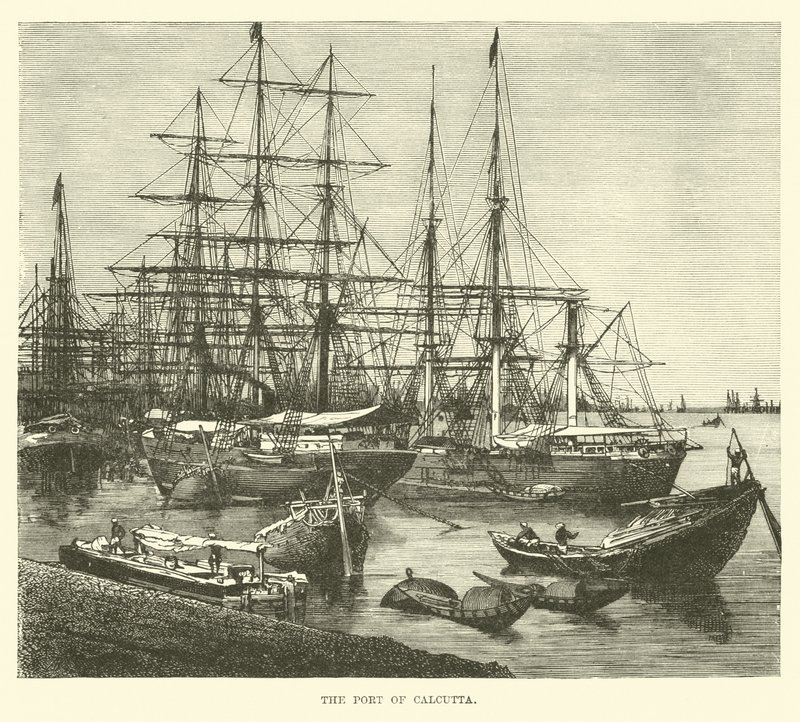 Il Porto di Calcutta da English School