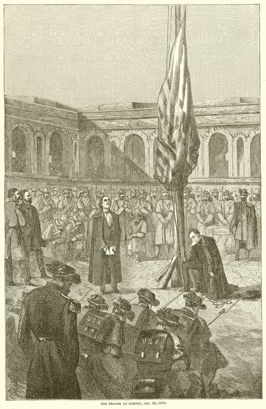 La preghiera a Sumter, 26 dicembre 1860 da English School