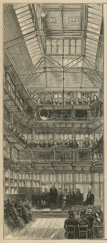 Il Principe di Galles che inaugura i nuovi edifici al St Bartholomews Hospital da English School