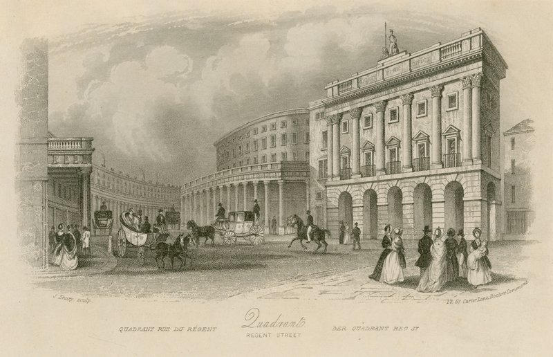 Il Quadrante, Regent Street, Londra da English School