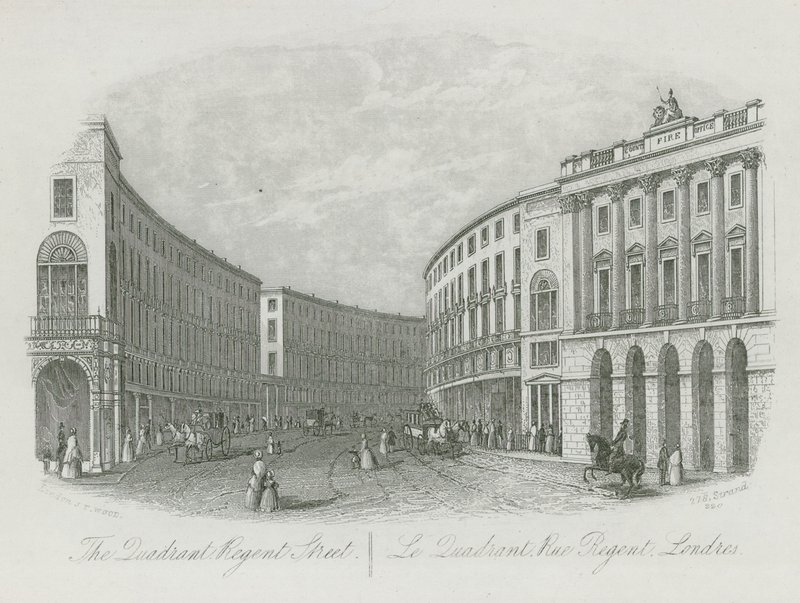 Il Quadrante, Regents Street, Londra da English School