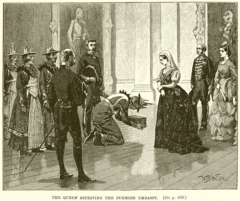 La Regina che riceve l