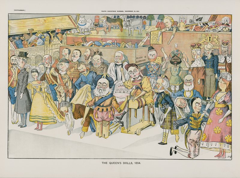 Le bambole della regina. 1894 da English School