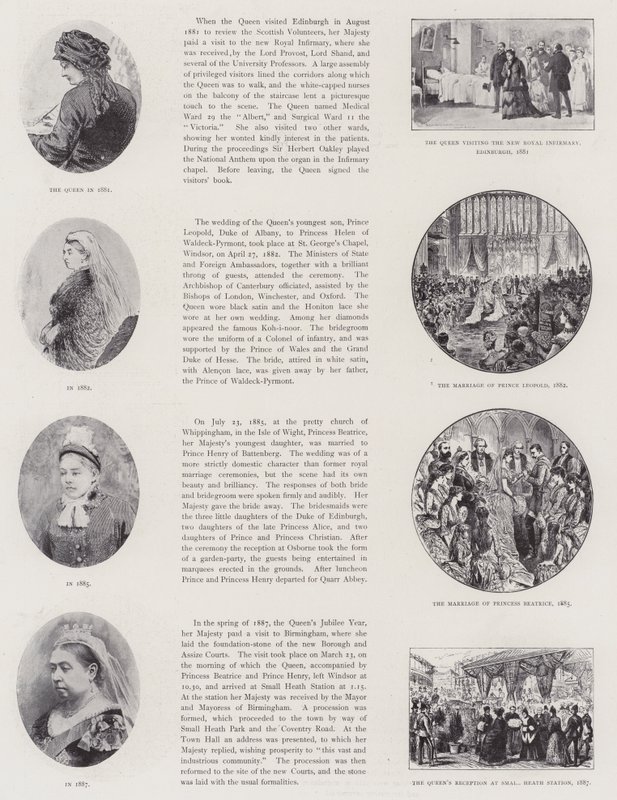 Il glorioso regno della Regina (litografia) da English School