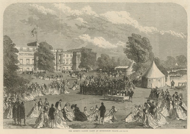 La festa in giardino della Regina a Buckingham Palace da English School