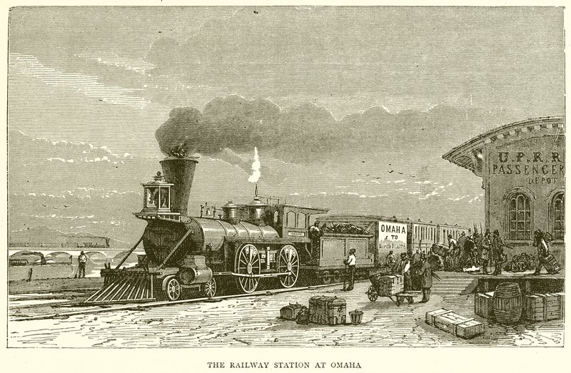 La stazione ferroviaria di Omaha da English School
