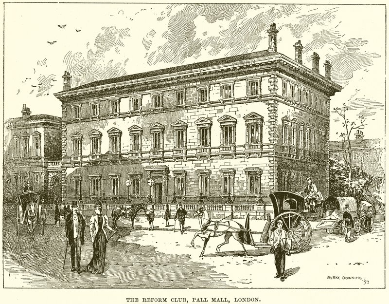 Il Reform Club, Pall Mall, Londra da English School