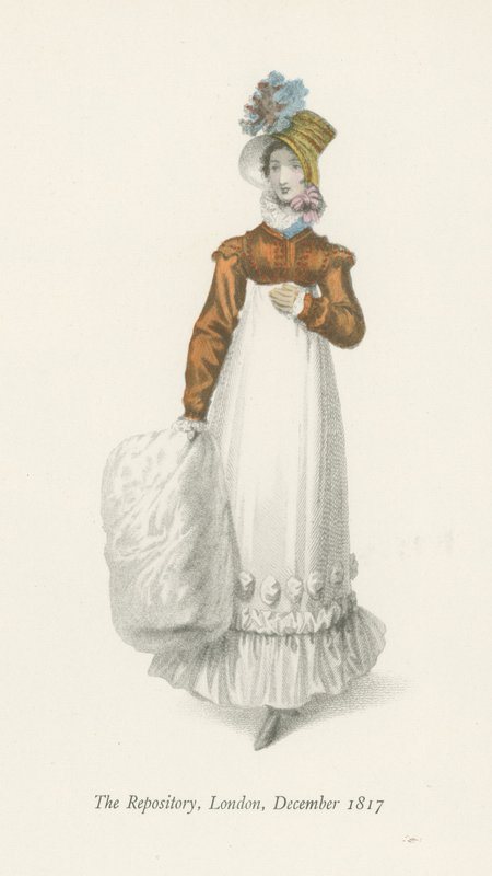 The Repository, Londra, dicembre 1817 da English School