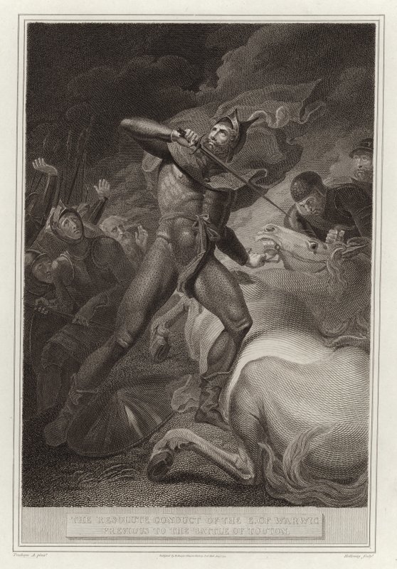 La condotta risoluta del conte di Warwick prima della battaglia di Touton da English School