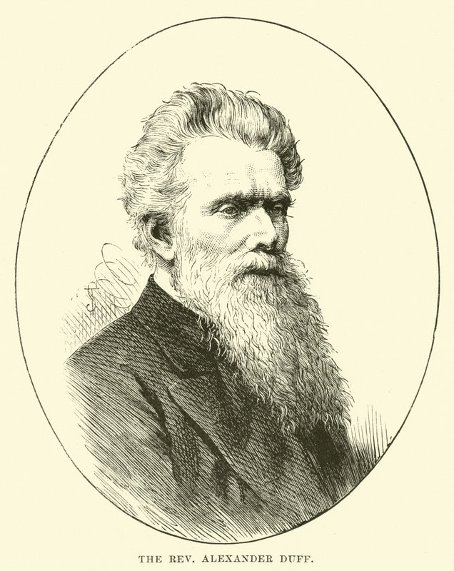 Il reverendo Alexander Duff da English School