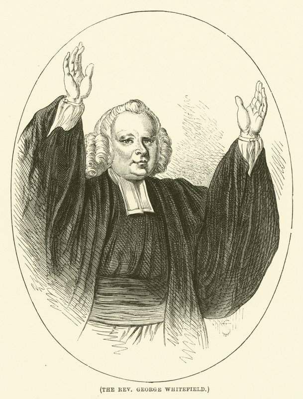 Il reverendo George Whitefield (incisione) da English School
