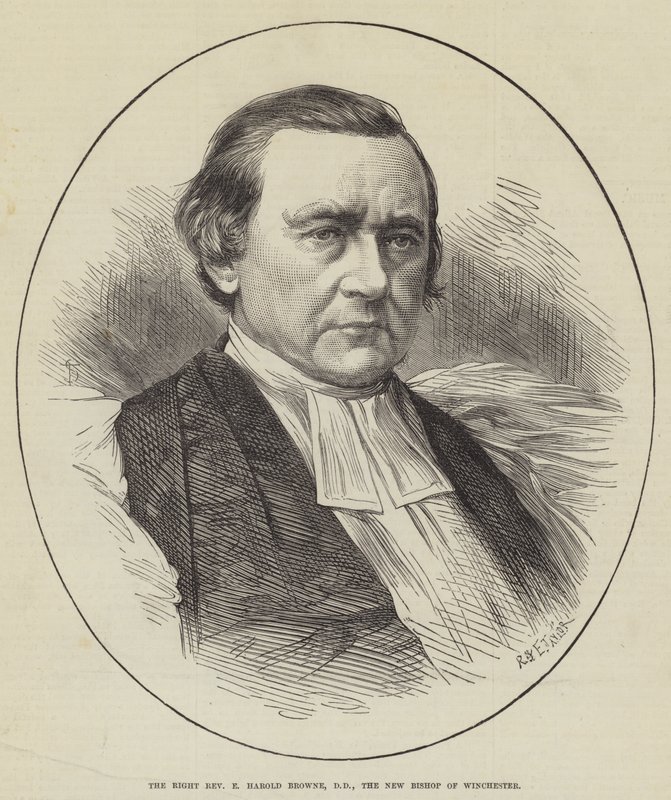 Il Reverendo E Harold Browne, DD, il nuovo Vescovo di Winchester da English School