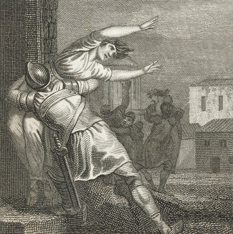 I Romani rapiscono le donne Sabine per farle loro mogli da English School