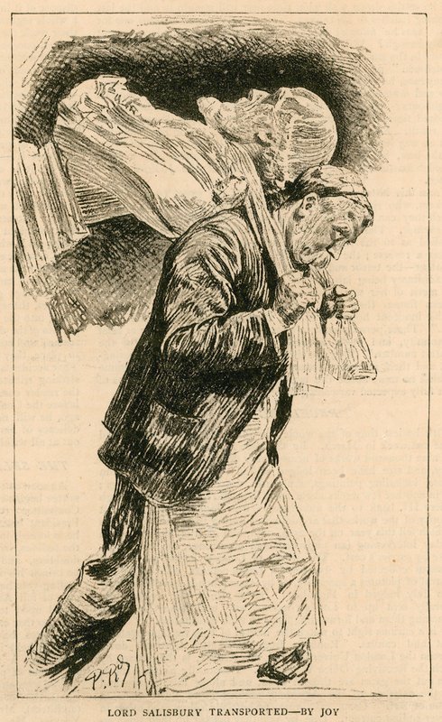 Royal Academy, Londra; Lord Salisbury trasportato - dalla gioia da English School