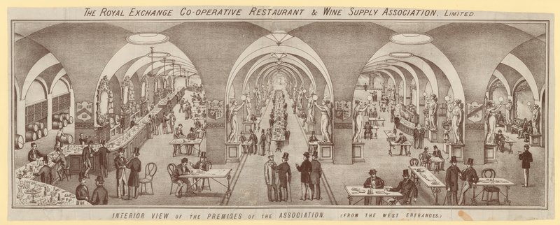 Ristorante Cooperativo e Associazione di Fornitura di Vino della Royal Exchange da English School