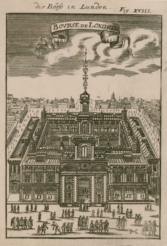 La Royal Exchange, Londra da English School