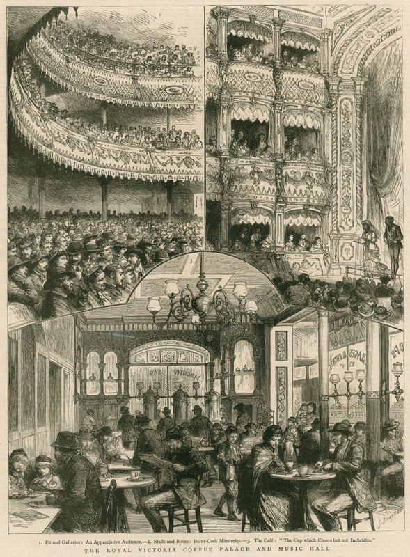 Royal Victoria Coffee Palace and Music Hall, Londra da English School
