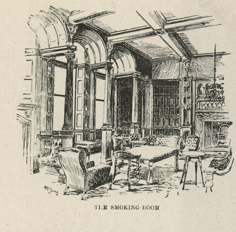 Hotel Russell, Russell Square: La Sala Fumatori da English School