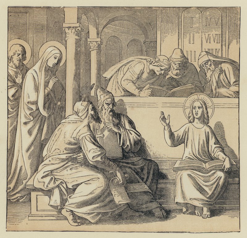 Il Salvatore nel tempio da English School