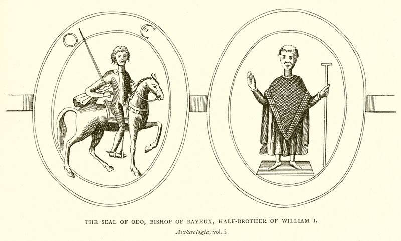 Il sigillo di Odo, vescovo di Bayeux, fratellastro di Guglielmo I da English School