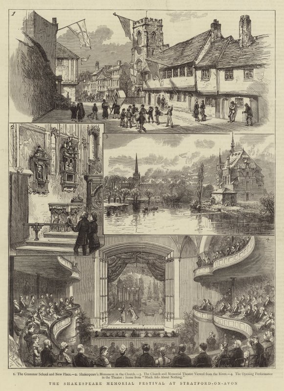 Il Festival del Memoriale di Shakespeare a Stratford-on-Avon da English School