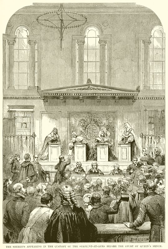 Gli sceriffi in custodia del sergente d