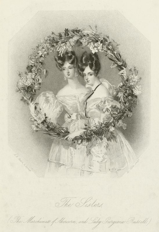 Le Sorelle, la Marchesa di Abercorn e la Lady Georgiana Russell da English School