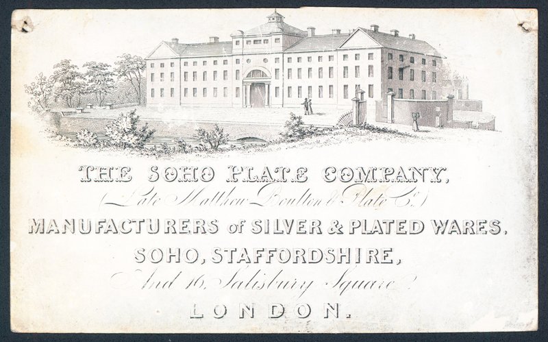 The Soho Plate Company, biglietto da visita da English School