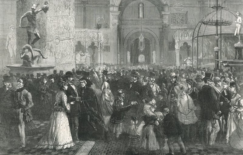 Il Museo di South Kensington a Whit Monday da English School