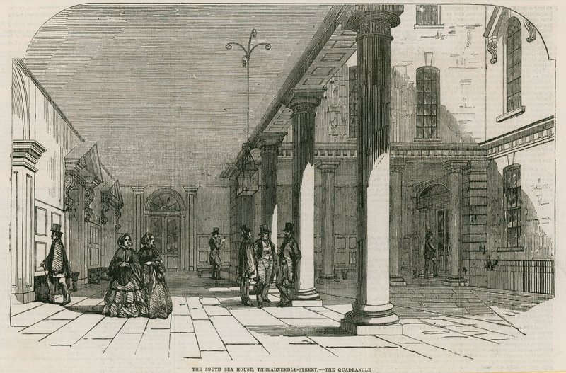 The South Sea House, Threadneedle Street, Londra - Il Quadrilatero da English School