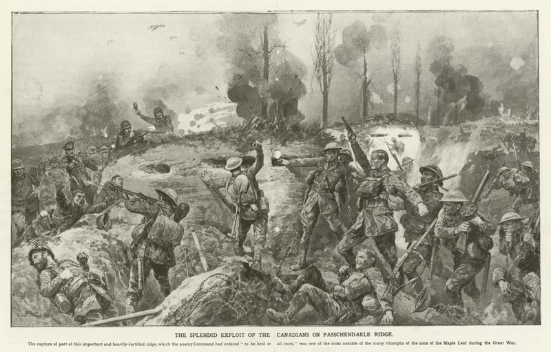 Lo splendido exploit dei canadesi sulla cresta di Passchendaele, Prima Guerra Mondiale da English School