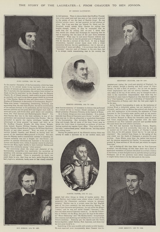 La storia dei laureati, da Chaucer a Ben Jonson da English School