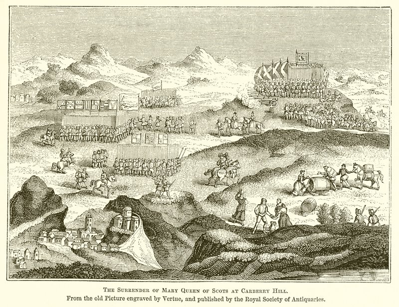 La resa di Maria Stuarda a Carberry Hill da English School