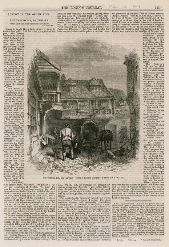 Il Tabard Inn, Southwark da English School