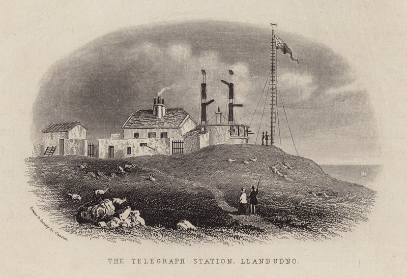 La stazione telegrafica, Llandudno da English School