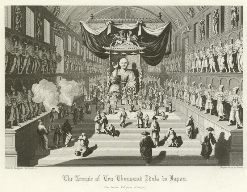 Il Tempio dei Diecimila Idoli, Giappone da English School