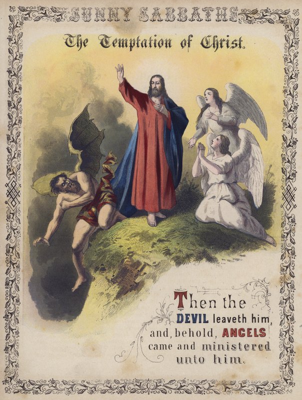 La tentazione di Cristo da English School