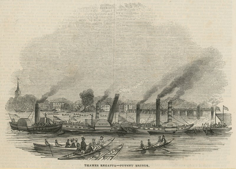 Regata del Tamigi al Putney Bridge da English School