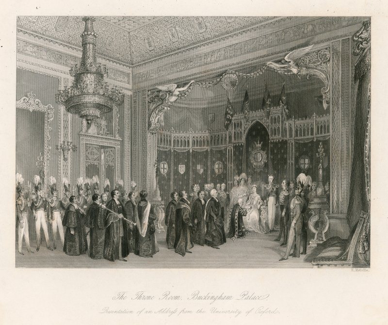 La Sala del Trono, Buckingham Palace da English School