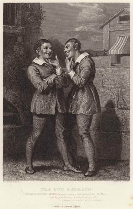 I due Dromio, La commedia degli errori, Atto V, Scena I da English School