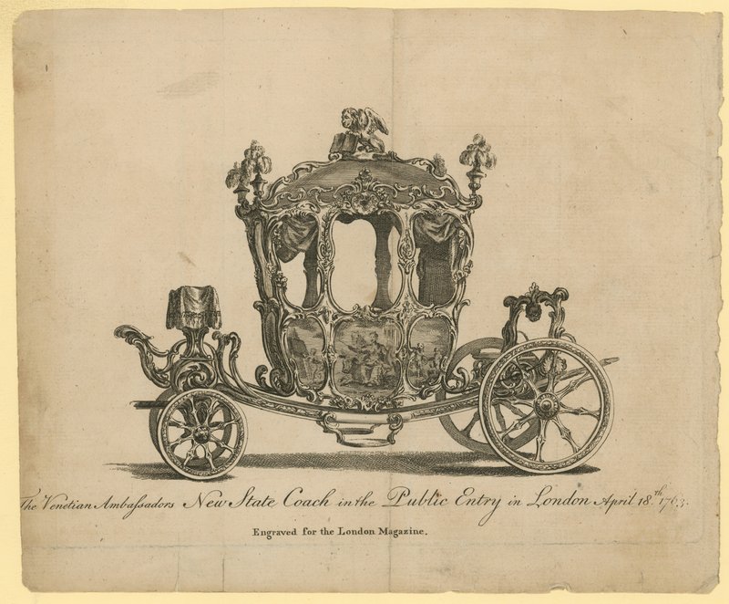 La nuova carrozza di stato degli ambasciatori veneziani da English School
