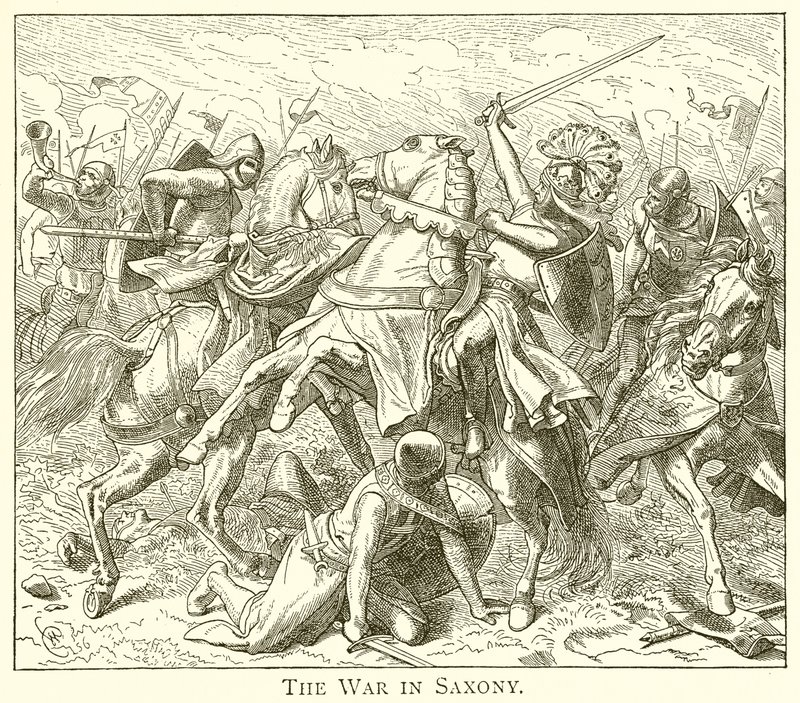 La guerra in Sassonia da English School