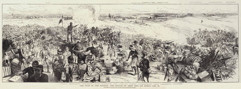 La guerra nel Sudan, la battaglia di Abou Kru, o Gubat da English School