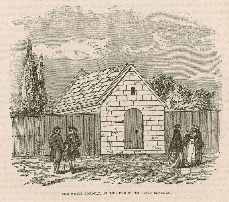 Il White Conduit della White Conduit House, Islington, Londra da English School